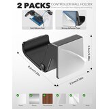 KOSKER stenski nosilec za PS5/PS5 Slim/PS5 Pro z držalom za slušalke in kontrolerje | Shoptok.si
