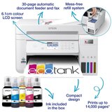 Epson EcoTank L6276 print/scan/copy/fax Rez.4.800 x 1.200 dpi. 33str/min Monokrom.20str/min Colour. ADF.Duplex.USB, LAN.WiFi. tinte br.101 | Eponuda.ba