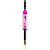 NYX Professional Makeup Fluff & Snatch svinčnik za obrvi s pudrastim učinkom odtenek Taupe 1 g Cene