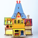 3d drvena slagalica - Vila cveća