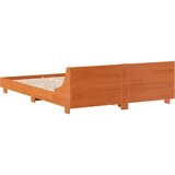  Okvir kreveta bez madraca voštano smeđi 140x190 cm od borovine | shoptok.hr