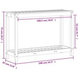  Miza za sajenje s polico 108x35x75 cm trden douglas les | Shoptok.si