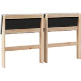  Tapecirani uzglavlje Svijetlo siva 140 cm Čvrsto borovo drvo | shoptok.hr