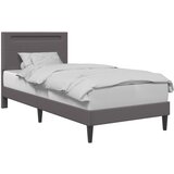  Krevetna konstrukcija Siva 100 x 200 cm Umjetna koža Slike