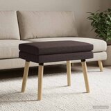  Klupa s dvostrukim slojem Tamno smeđa 60 x 40 x 46 cm Tkanina | Eponuda.com