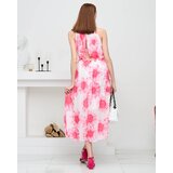 Resti Pink women's maxi dress with flowers - Clothing | Shoptok.si