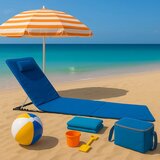  Ležaljka sklopiva za plažu 140x39cm plava LP-722000P Cene