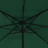 Vrtni suncobran Zelena 295 x 295 x 245 cm Poliester i čelik | shoptok.hr