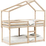 vidaXL Pograd s streho 90x190 cm trdna borovina Cene