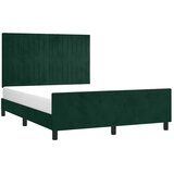  Okvir za krevet bez madraca tamnozeleni 140x200 cm baršunasti | shoptok.hr