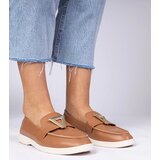 D/CEO marka niezdefiniowana Brown women's moccasins with elegant decoration Viletta | shoptok.hr