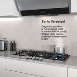 Klarstein Verosteel plinsko kuhalo, 5 plamena, električno paljenje, kompatibilno s prirodnim i LPG plinom, 10400W, 90cm | shoptok.hr