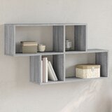 vidaXL Stenska polica siva sonoma 100x20x53 cm inženirski les Cene