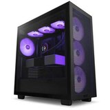 NZXT Atx Case H7 Flow Rgb črno kaljeno steklo, (21355783) | Shoptok.si