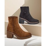 Resti Eco-suede women's ankle boots on a stiletto heel Egrios | Shoptok.si
