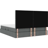  Krevet s od storage Tamno siva 180 x 200 cm Lažna koža | shoptok.hr