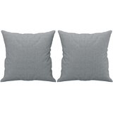  Dvosjed s ukrasnim jastucima svjetlosivi 120 cm od tkanine | shoptok.hr
