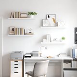  Plutajuće zidne police 4 kom bijele 90 x 23,5 x 3,8 cm MDF | shoptok.hr