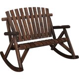  Vrtna klupa za ljuljanje s 2 sjedala 123x96x102 cm drvo smreke | Eponuda.com
