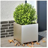 vidaXL Vrtne sadilice 2 kom 40x40x40 cm od nehrđajućeg čelika | shoptok.hr