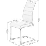 P & B NIHAJNI STOL, kovina, tekstil črna, barve kroma | Shoptok.si