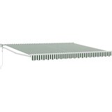  Električna retraktabilna tenda Zelena 400 × 300 cm | shoptok.hr
