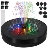 plutajuća solarna fontana s RGB LED rasvjetom