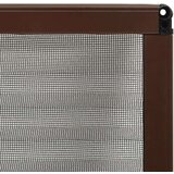  Komarica za prozor aluminijski smeđi 80 x 160 cm - Smeđa 80 x 160 cm | shoptok.hr