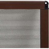  Plise komarnik za okna aluminij rjav 80x160 cm | Shoptok.si