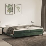 vidaXL Krevet s oprugama i madracem tamnozeleni 200x200 cm baršunasti Cijene