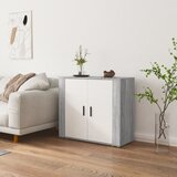 vidaXL Komoda siva sonoma 80x33x70 cm inženirski les Cene
