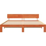  Krevet s uzglavljem Vosak smeđa 180x200 cm Masivna borovina | shoptok.hr