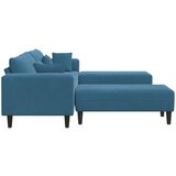SOFA 3 pcs Plava 250 x 188 x 76 cm Baršun | shoptok.hr