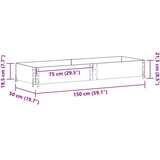  Okviri za palete 150x50 cm od masivne borovine | shoptok.hr