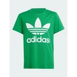 Adidas Majica adicolor Trefoil IN8450 Zelena Regular Fit