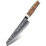  Damaskasti kuhinjski nož ZE-37559 - Kiritsuke / Smeđa KP37559 | shoptok.hr