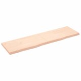 vidaXL Mizna plošča 180x50x6 cm neobdelana trdna hrastovina, (20818475) Cene