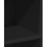  Visoka komoda crna 70 x 41 x 124 cm od konstruiranog drva | shoptok.hr