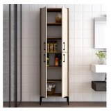 Hanah home višenamenska polica berlin a walnut cream | ePonuda.com