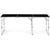 Modern Home Modernhome sklopivi turistički stol crni 180 x 60 cm | shoptok.hr