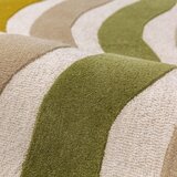 Flair Rugs Zelena/v naravni barvi ročno tkana volnena preproga 160x230 cm Cascade Wool – | Shoptok.si