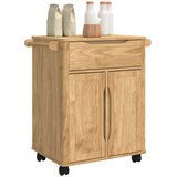 Kuhinjski kolica FLORO Vosak smeđa 72,5 x 45 x 80 cm | shoptok.hr