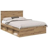  Okvir za krevet Umjetnička hrastovina 140 x 190 cm | shoptok.hr