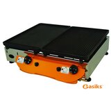 Olimp Sport Plinski roštilj Lotus 51×40 sa dve gusane ploče | ePonuda.com