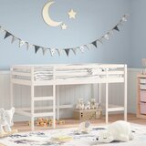  The Living Store Otroški pograd z lestvijo 90x190 cm trdna borovina - Otroški Pograd, (21448817) | Shoptok.si