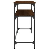  Konzolni stol boja hrasta 100 x 35 5 x 75 cm konstruirano drvo | shoptok.hr