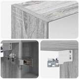  Kopalniška ogledalna omara Siva Sonoma 60 x 14,5 x 70 cm, (5000232957) | Shoptok.si