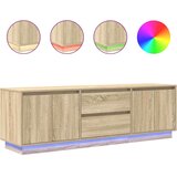 vidaXL TV ormarić s LED svjetlima boja hrasta sonome 160,5x41x50 cm | shoptok.hr