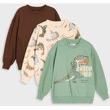 Sinsay Pamučne crewneck majice s motivom dinosaura | shoptok.hr