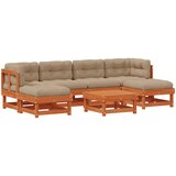  Set lounge namještaja za vrt 7 pcs Voštanosmeđa | Eponuda.com